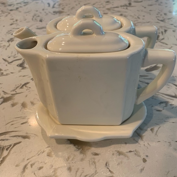 Restoration Hardware Ceramic Tea Set EUC - Picture 3 of 6